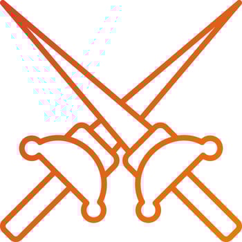 Rapier Icon Style vector
