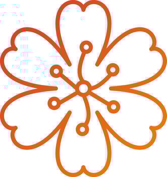 Blossom Icon Style vector
