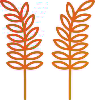 Sheaf of Rice Icon Style vector