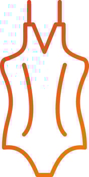 Swimwear Icon Style vector