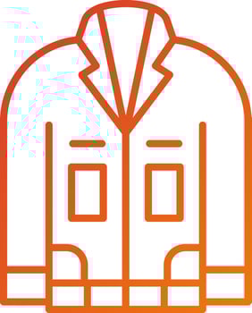 Coat Icon Style vector