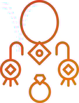 Jewelry Icon Style vector