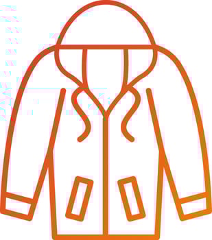 Hoodie Icon Style vector