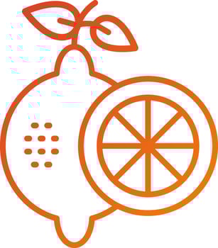 Lemon Icon Style vector