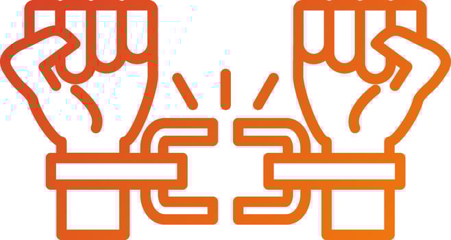 Freedom Icon Style vector