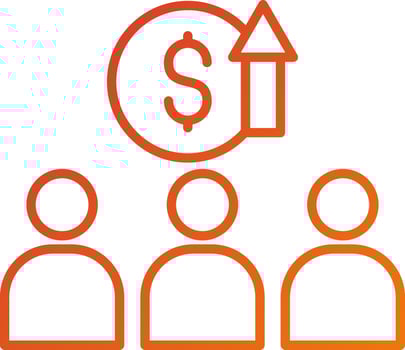 Audience Engagement Icon Style vector