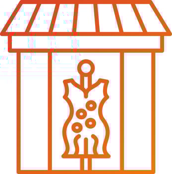 Window Display Icon Style vector