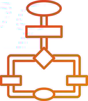 Flowchart Icon Style vector