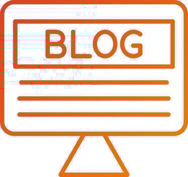 Blog Icon Style vector