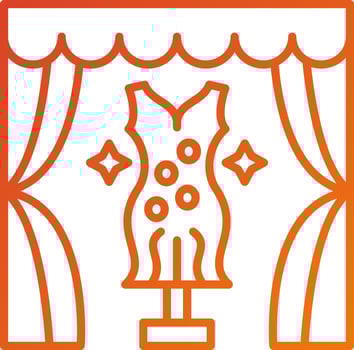 Fashion Show Icon Style vector
