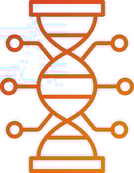 Genetic Engineering Icon Style vector