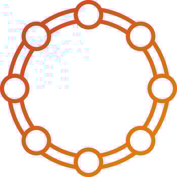 Beads Icon Style vector