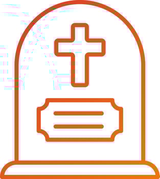 Gravestone Icon Style vector