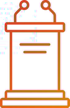 Pulpit Icon Style vector