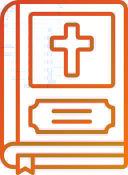Bible Icon Style vector