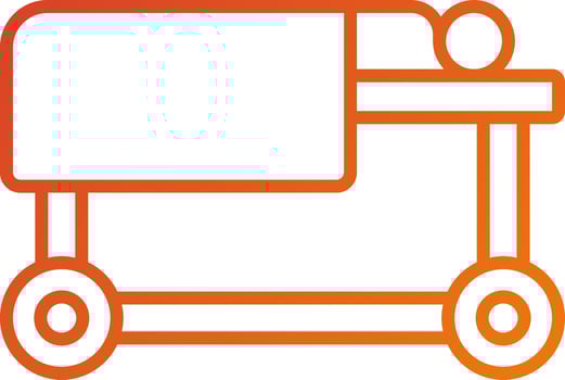 Dead Body Icon Style vector
