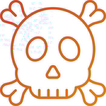 Skull Icon Style vector