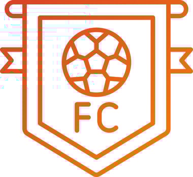 Football Club Icon Style vector