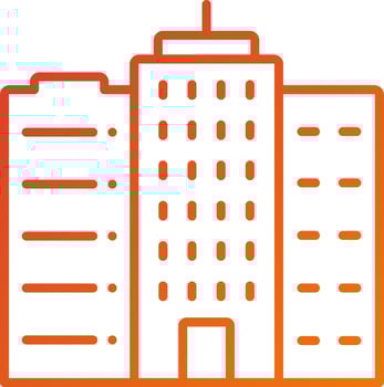 Skyline Icon Style vector