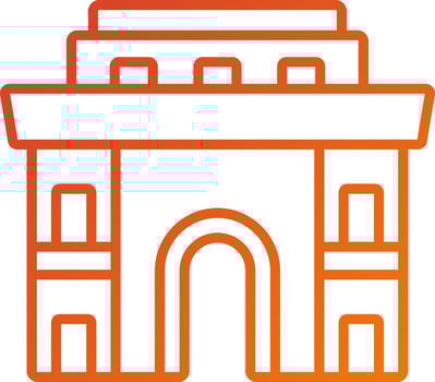 Arch Icon Style vector