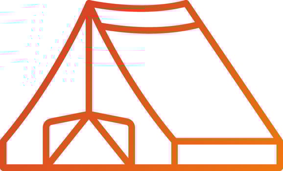 Luxury Camp Icon Style vector