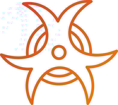 Biohazard Icon Style vector