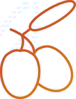 Olive Icon Style vector