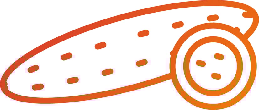 Cucumber Icon Style vector