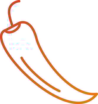 Chilli Pepper Icon Style vector