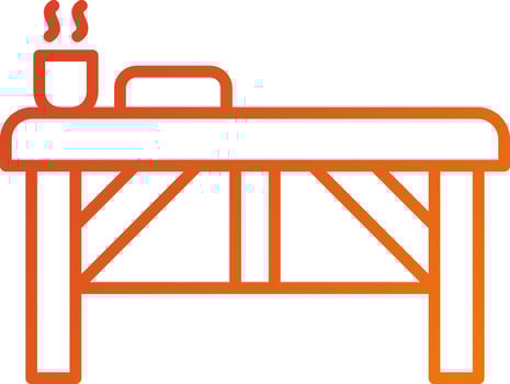 Spa Bed Icon Style vector