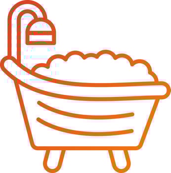 Bathtub Icon Style vector