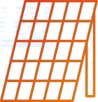 Solar Panel Icon Style vector