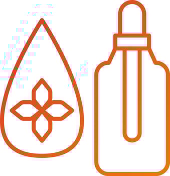 Essentail Oil Icon Style vector