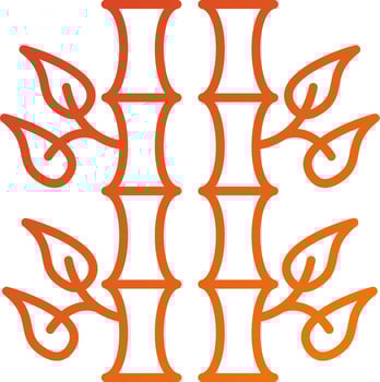 Bamboo Icon Style vector