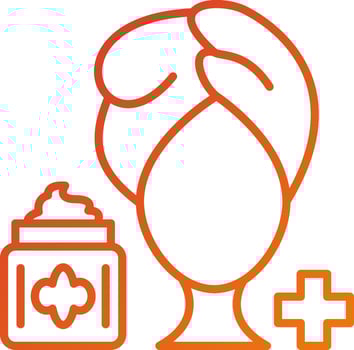 Facial Treatment Icon Style vector
