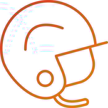 Helmet Icon Style vector