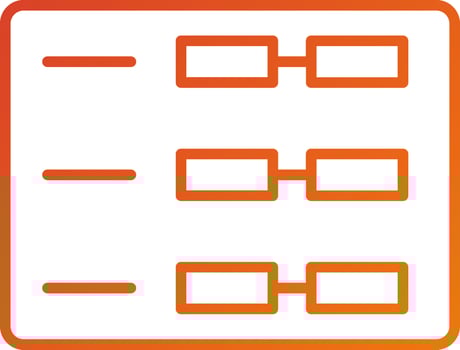 Schedule Icon Style vector