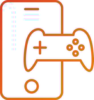 Mobile Game Icon Style vector