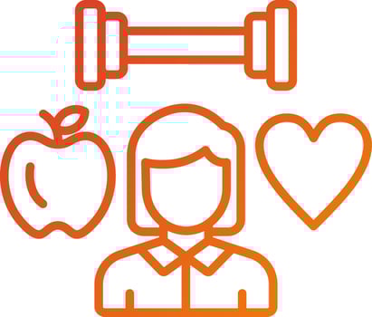 Health Conscious Icon Style vector