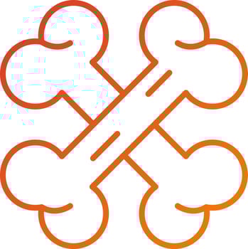 Bones Icon Style vector
