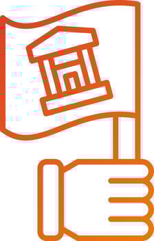 Excursion Icon Style vector