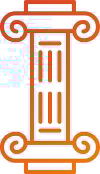 Column Icon Style vector