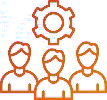 Community Service Icon Style vector