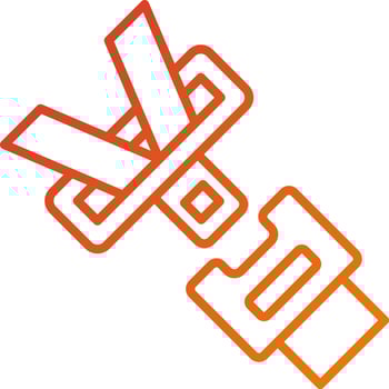 Safety Belt Icon Style vector