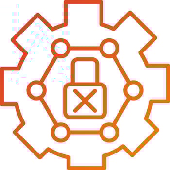 Limited Access Icon Style vector