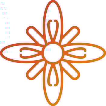 Garlic Mustard Icon Style vector
