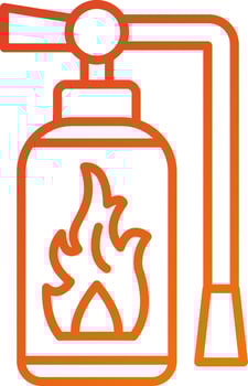 Fire Extinguisher Icon Style vector