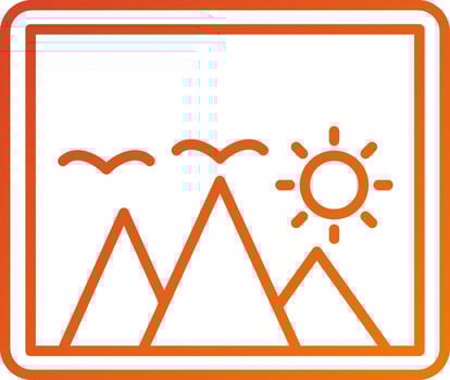 Image Placeholder Icon Style vector