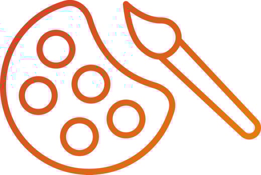 Palette Icon Style vector
