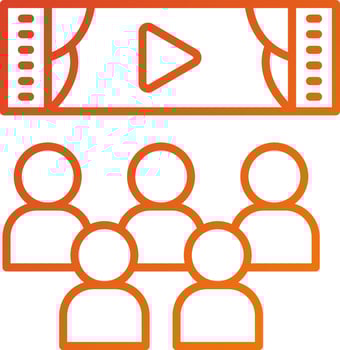 Audience Icon Style vector
